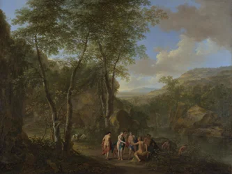 Eine Landschaft mit dem Urteil des Paris